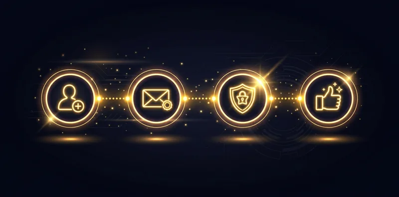 Registrierung Infografik