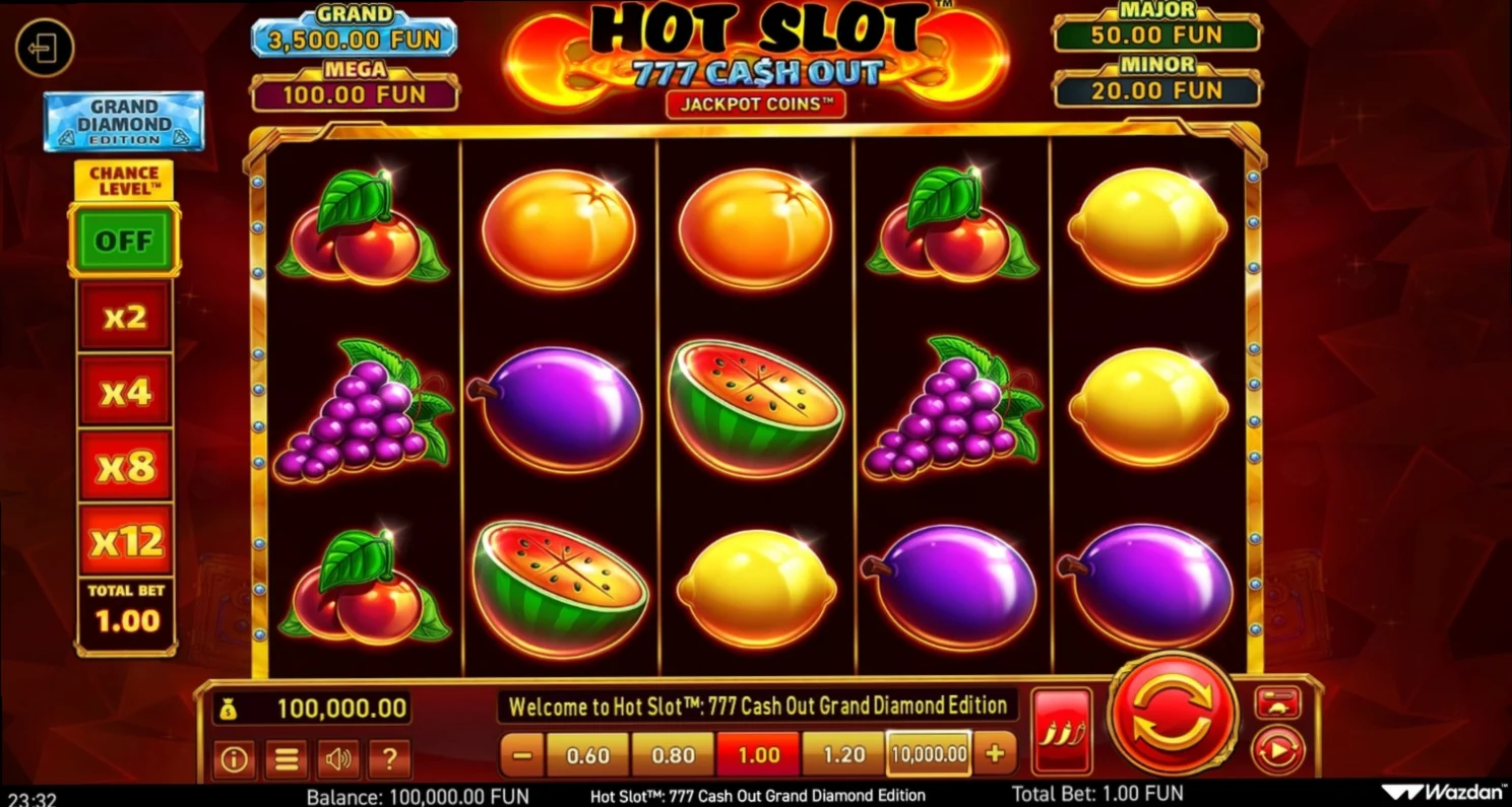 Hot Slot 777 Cash Out von Wazdan